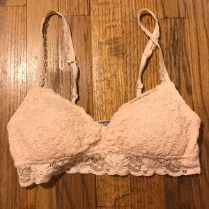 Lace bralette with cups